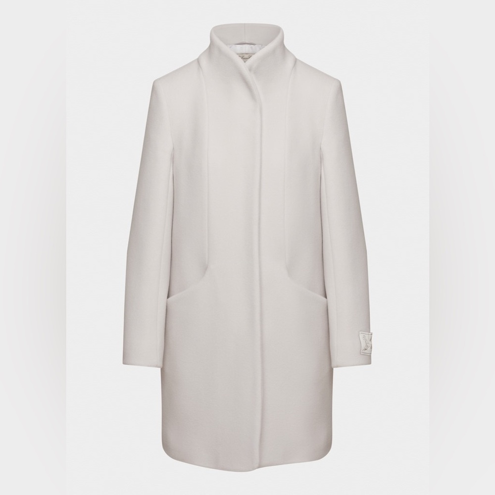 Aritzia Wilfred White Cocoon Coat Medium